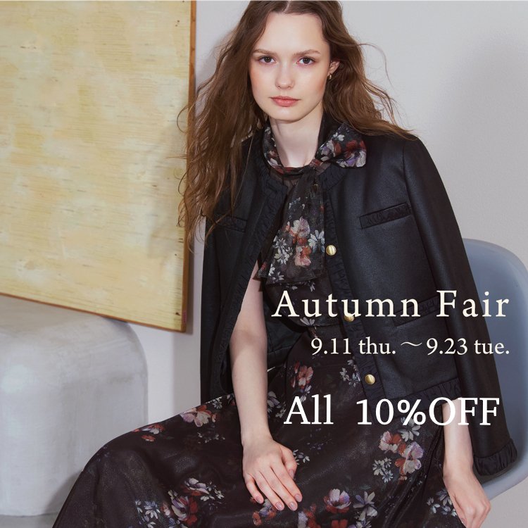 ドットアンドストライプス　花柄刺繍　カーディガン ドットアンドストライプス 刺繍カーディガン Dot and Stripes 花柄刺繍